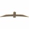 Ekena Millwork Bellingham Rough Sawn Timber Gable Bracket, Douglas Fir, 72"W x 18"H x 2"D x 6"F, 6/12 Pitch GBW072X18X0206BEL00RDF - alternate 3